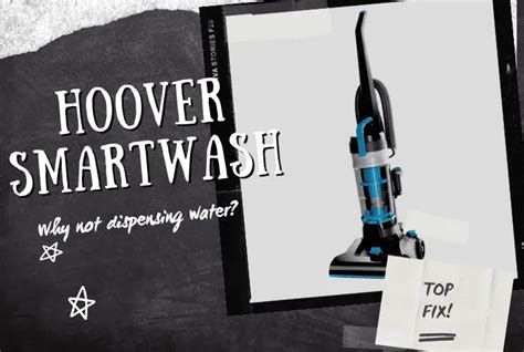 During the wash setting, it puts the <b>water</b> and cleaning solution on the carpet. . Hoover smartwash not dispensing water